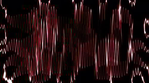 Green Color Glowing Geometric Abstract Line Background