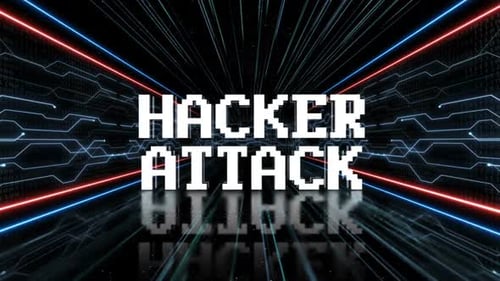 Futuristic Glitch Digital Text Reveal Intro