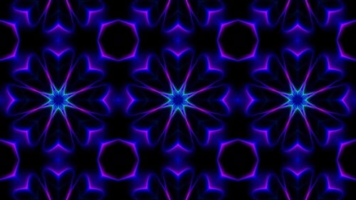 Vj Neon Kaleidoscope Loop 4K 09