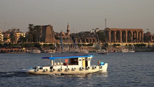 Luxor Temple on Nile River in Luxor Egypt