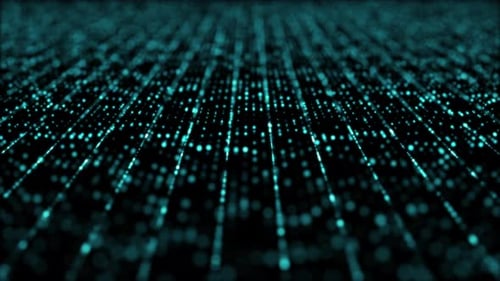 Futuristischer Matrixpartikelgitter-Hintergrund 01