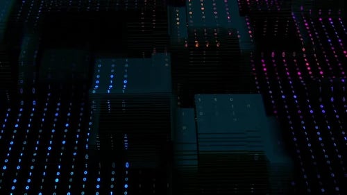 Abstract Binary Data 01 Hd