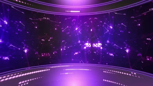 Virtual Studio Nachrichten-Hintergrund 4K