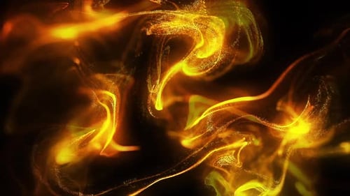 Goldene Partikel Hintergrundschleife