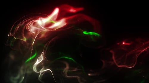 Abstract Fluid Particle Trails Motion Background