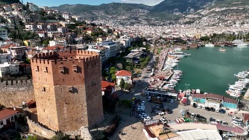 Altstadt an der Küste Alanya