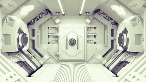 Das Innere der Raumstation im Detail