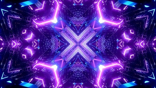 Vj Abstract Light Tunnel V4