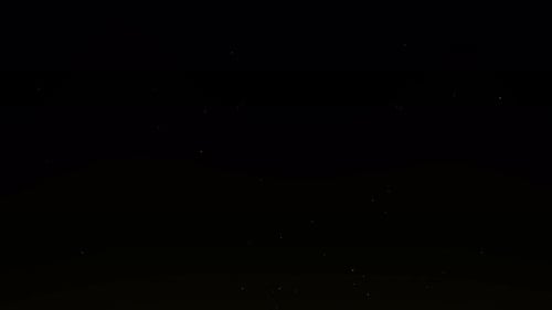 Animated Space Particles Background in Black