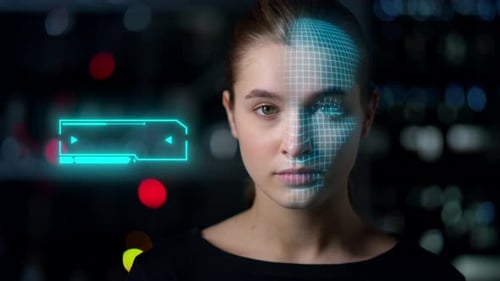 Gesichtsscanprozess verweigert unbefugten Benutzern den Zugriff auf fehlerhafte Netzwerkverbindung
