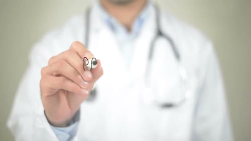 Doctor Writes Pregnancy on an Invisible Screen