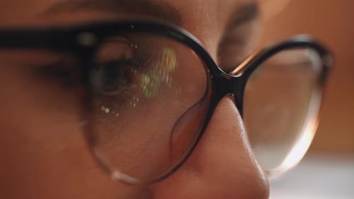 The programmer works at the computer.