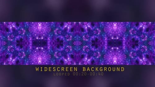 Abstract Geometric Lights Pattern Widescreen Looping Background