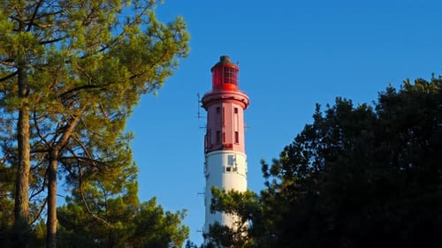 The lighthouse of Cap Ferret, Lège-Cap-Ferret, Arcachon, Gironde, France