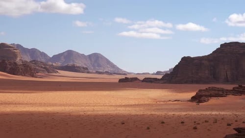 Time Lapse del desierto de Wadi Rum, Jordania