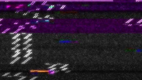 Dynamic Glitch Noise Transition With Digital Error Effect