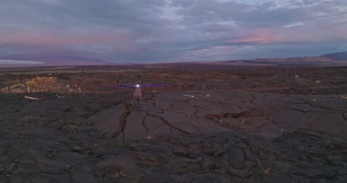 Explorador em viagem