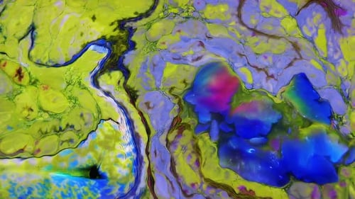 Psychedelic Cosmos Paint Texture 53