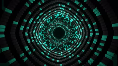 Dark Orange and Black Floor Seamless Animation 3d Render