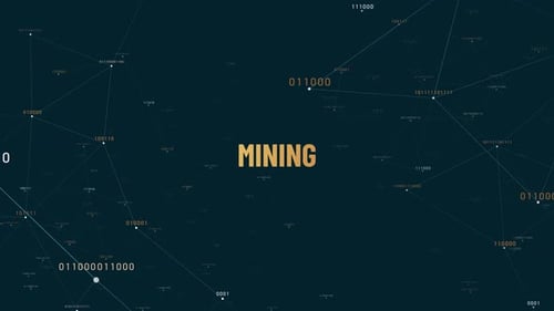 Mining Cryptocurrency 4K