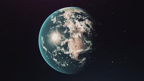 Seattle city USA Cinematic Full Earth Zoom 4K