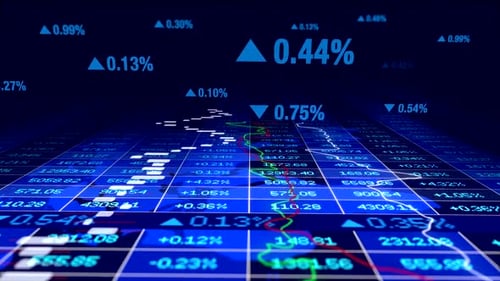 Infographic Showing Finance Data Numbers Statistic