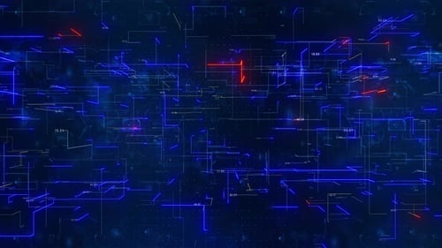 Fond d'espace numérique