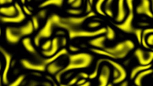 Fluid Abstract Yellow and Black Seamless Motion Background Loop