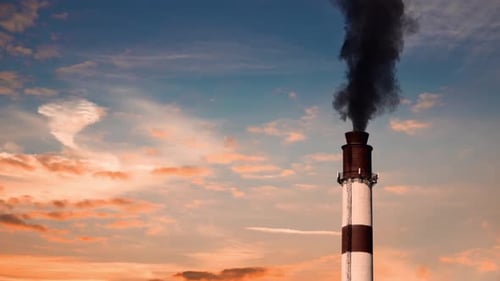 Smoking Factory Chimneys