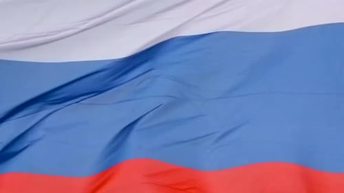 Russian Flag Waving