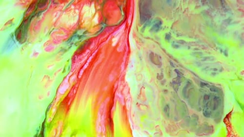 Abstract Swirling Vibrant Colors Mixing