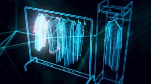 Trolley Hologram Close Up 4k