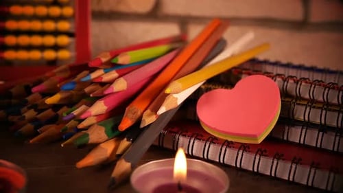 Colorful School Supplies