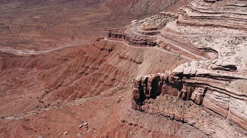 Red Cliff Aerial Mojave Desert USA