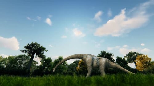 Dinosaurier und Wald