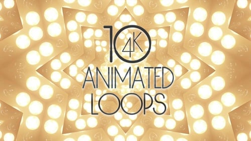 Lot de 10 lumières symétriques clignotantes 4K