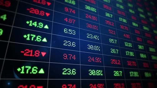 Stock Market Ticker Board