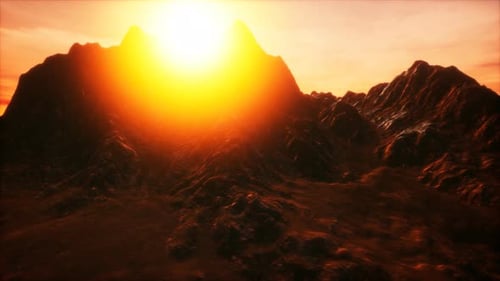 Sonnenuntergang im Rocky Valley