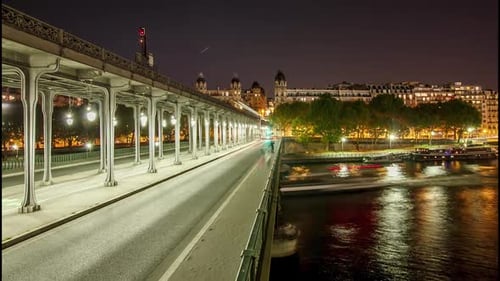 Paris Night Time Lapse