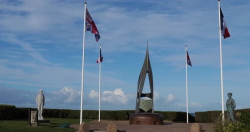 The Dday memorial, Ouistreham, Normandy, France