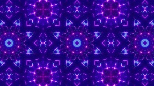 Vj Kaleidoskop Light Loop 4K 09, lila