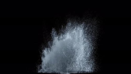 Water Continuous Burst Side View
