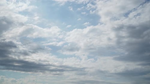 Fond de timelapse de ciel nuageux