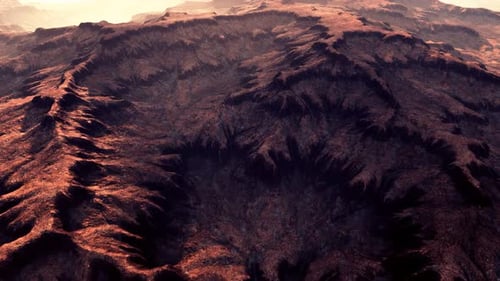 Scenic View of Sunrise in Grand Canyon National Park