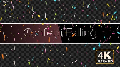 Konfetti fallen