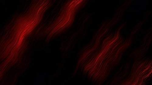 Abstract Red Flowing Wavy Lines Motion Background