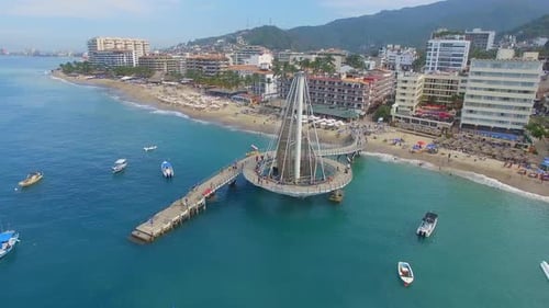Los Muertos Beach In Puerto Vallarta