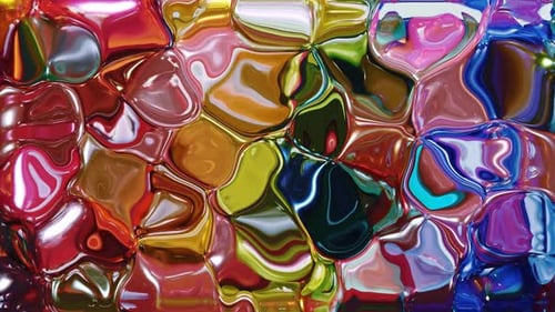 New colorful material marble liquid animated