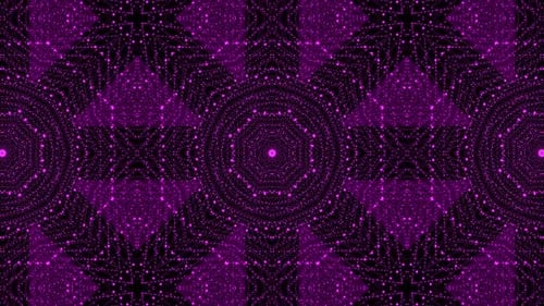Abstract Colorful Mandala Kaleidoscope Background, Kaleidoscope Sequence , Beautiful Purple