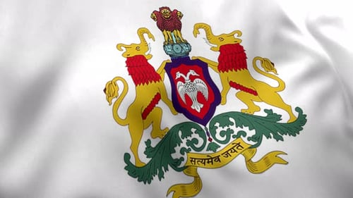 Karnataka Flag (India) - 4K